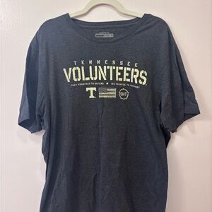 Tennessee Volunteers Graphic Tee - Charcoal with Cream Print